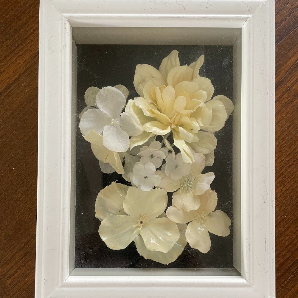 Original 3-D Artwork Floral 6"x8"